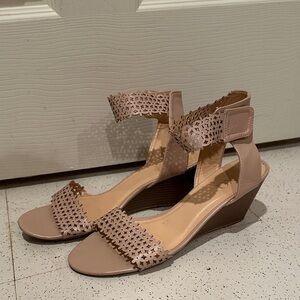 XOXO Blush Wedge Sandals